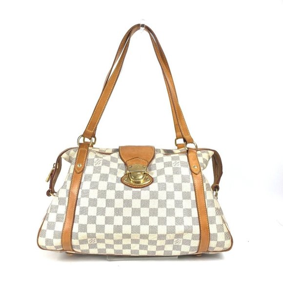 LOUIS VUITTON White Damier Shoulder Bag - Picture 1 of 16